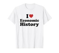 I Love Economic History Student Major Graduation Camiseta