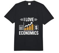 I Love Economics Finanzas Cálculos de Dinero Comfort Colors Adult Heavyweight T-Shirt