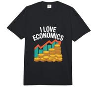 I Love Economics Monedas Y Diseño Gráfico Comfort Colors Adult Heavyweight T-Shirt