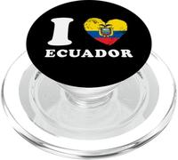 I Love Ecuador - Bandera Corazón Ecuador PopSockets PopGrip para MagSafe