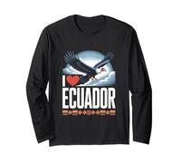 I Love Ecuador Cóndor Cielo Montaña Manga Larga