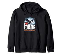 I Love Ecuador Cóndor Cielo Montaña Sudadera con Capucha