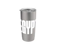 I Love Egypt, Cool Egypt New Look Outfit Graphic Design Vaso térmico de acero inoxidable de doble pared