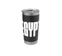 I Love Egypt, Cool Egypt New Look Outfit Graphic Design Vaso térmico de acero inoxidable de doble pared
