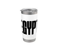 I Love Egypt, Cool Egypt New Look Outfit Graphic Design Vaso térmico de acero inoxidable de doble pared