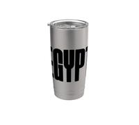 I Love Egypt, Cool Egypt New Look Outfit Graphic Design Vaso térmico de acero inoxidable de doble pared