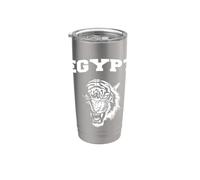 I Love Egypt, Egypt Illustration Novelty Graphic Designs Vaso térmico de acero inoxidable de doble pared