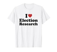 I Love Election Research Student Major Graduation Camiseta
