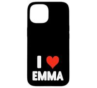 I Love Emma - Corazón Carcasa para iPhone 15