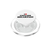 I Love English Breakfast, I Heart English Breakfast PopSockets PopGrip para MagSafe