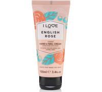 I love english rose crema de manos y uñas 100 ml - con karité, coco