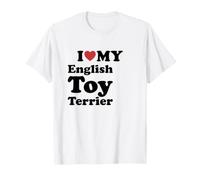 I Love English Toy Terrier Camiseta