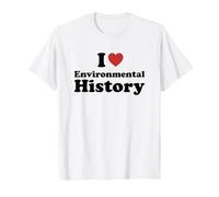 I Love Environmental History Student Major Graduation Camiseta