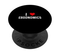 I Love Ergonomics - Cubo de Escritorio de Oficina con diseño de corazón ergonómico PopSockets PopGrip Adhesivo
