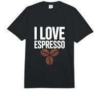 I Love Espresso Cafeína Granos de Café Texto Comfort Colors Adult Heavyweight T-Shirt