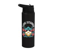 I Love Estambul Delicias Turcas Tulipán Stainless Steel Insulated Water Bottle