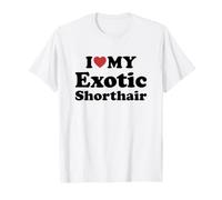 I Love Exotic Shorthair Camiseta