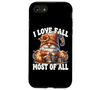 I Love Fall Most of All Autumn GNOME with Farm Fresh Pumpkin Carcasa para iPhone SE (2020) / 7/8