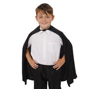 I LOVE FANCY DRESS Capa Negra SIN Capucha para NIÑOS Accesorio DE COSTUMAS