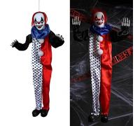 I LOVE FANCY DRESS Decoraciones DE Halloween - Decoraciones DE Halloween ESPECTOSAS para NIÑOS Y Fiestas - Payaso Asesino con Esqueleto Manos Y Ojos TECNOLÓGICOS Brillantes