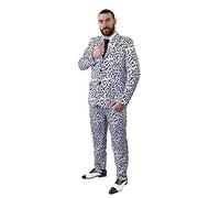 I LOVE FANCY DRESS Disfraz DE Traje con Estampado DÁLMATA con Corbata Negra Disfraz DE Halloween - Talla: XX-Grande