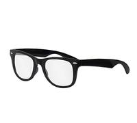 I LOVE FANCY DRESS Gafas Negras DE Disfraz DE Nerd con Lentes DE PLASTICO Accesorio COMPLETAR Disfraces (12 Unidades)