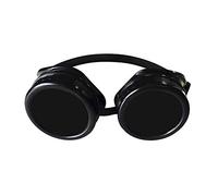 I LOVE FANCY DRESS Gafas Negras Redondas Estilo Steampunk Accesorio para COMPLETAR Disfraces Festivales O Fiestas TEMATICAS (1 Unidad)