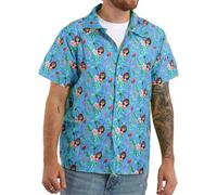 I LOVE FANCY DRESS LTD Disfraz DE Camisa Hawaiana para Hombre - Camisa Aloha con Estampado DE Palmeras - Fiesta DE Playa DE Verano Traje DE Surfista DE Despedida DE Soltero Vacaciones Luau Tiki