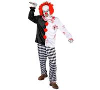 I LOVE FANCY DRESS LTD Disfraz DE Payaso Asesino para Adultos Traje TEMATICO Halloween SIN Accesorios (XL)