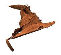 I LOVE FANCY DRESS LTD Wizard Hat Traje Accesorio Brown Suede SE Siente Pintado con Brujas Hat Book FILAC Character