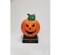 I LOVE FANCY DRESS Timbre LED intermitente de calabaza, decoración animada de Halloween con sonido, accesorio espeluznante para puerta de truco o trato