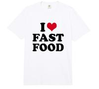 I Love Fast Food Comfort Colors Adult Heavyweight T-Shirt