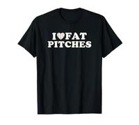 I Love Fat Pitches Funny Baseball Humor Hitter Quote Camiseta