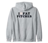 I Love Fat Pitches Funny Baseball Humor Hitter Quote Sudadera con Capucha