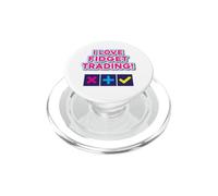 I Love Fidget Trading Real Life Trade Evento Regalo para él y Ella PopSockets PopGrip para MagSafe