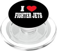 I Love Fighter Jets PopSockets PopGrip para MagSafe