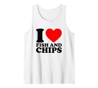 I Love Fish and Chips Camiseta sin Mangas