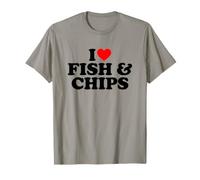 I Love Fish and Chips, I Heart Fish and Chips Camiseta