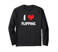 I Love Flipping - Corazón - Flipper Real Estate Home Flip Manga Larga