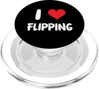 I Love Flipping - Corazón - Flipper Real Estate Home Flip PopSockets PopGrip para MagSafe