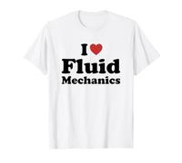 I Love Fluid Mechanics Student Major Graduation Camiseta