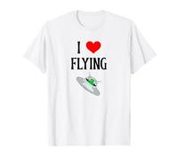 I Love Flying I Heart Flying Aviación Aviación Amante Camiseta
