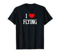 I Love Flying I Heart Flying Aviación Aviación Amante Camiseta