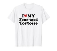I Love Four-toed Tortoise Camiseta