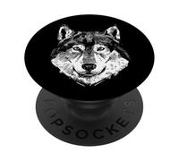 I Love Foxes, Enjoy Wear Cool Wild Sketch Hand Drawn Fox PopSockets PopGrip Adhesivo