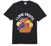 I Love Fruits Cesta Uvas Cítricos Bayas Comfort Colors Adult Heavyweight T-Shirt