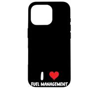 I Love Fuel Management - Corazón - Trucker Trucking Drive Carcasa para iPhone 16 Pro