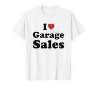 I Love Garage Sales Funny Humor Retro Camiseta
