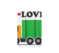 I Love Garbage Trucks - Ambientador de coche con diseño de camiones de basura, 10 piezas, hojas de ambientador con cuerda para coches y hogar