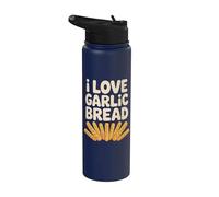I Love Garlic Bread Deliciosa Diversión Stainless Steel Insulated Water Bottle
